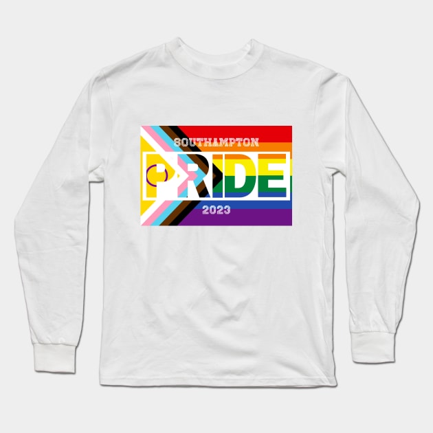 Southampton Pride 2023 Long Sleeve T-Shirt by Jay Major Designs